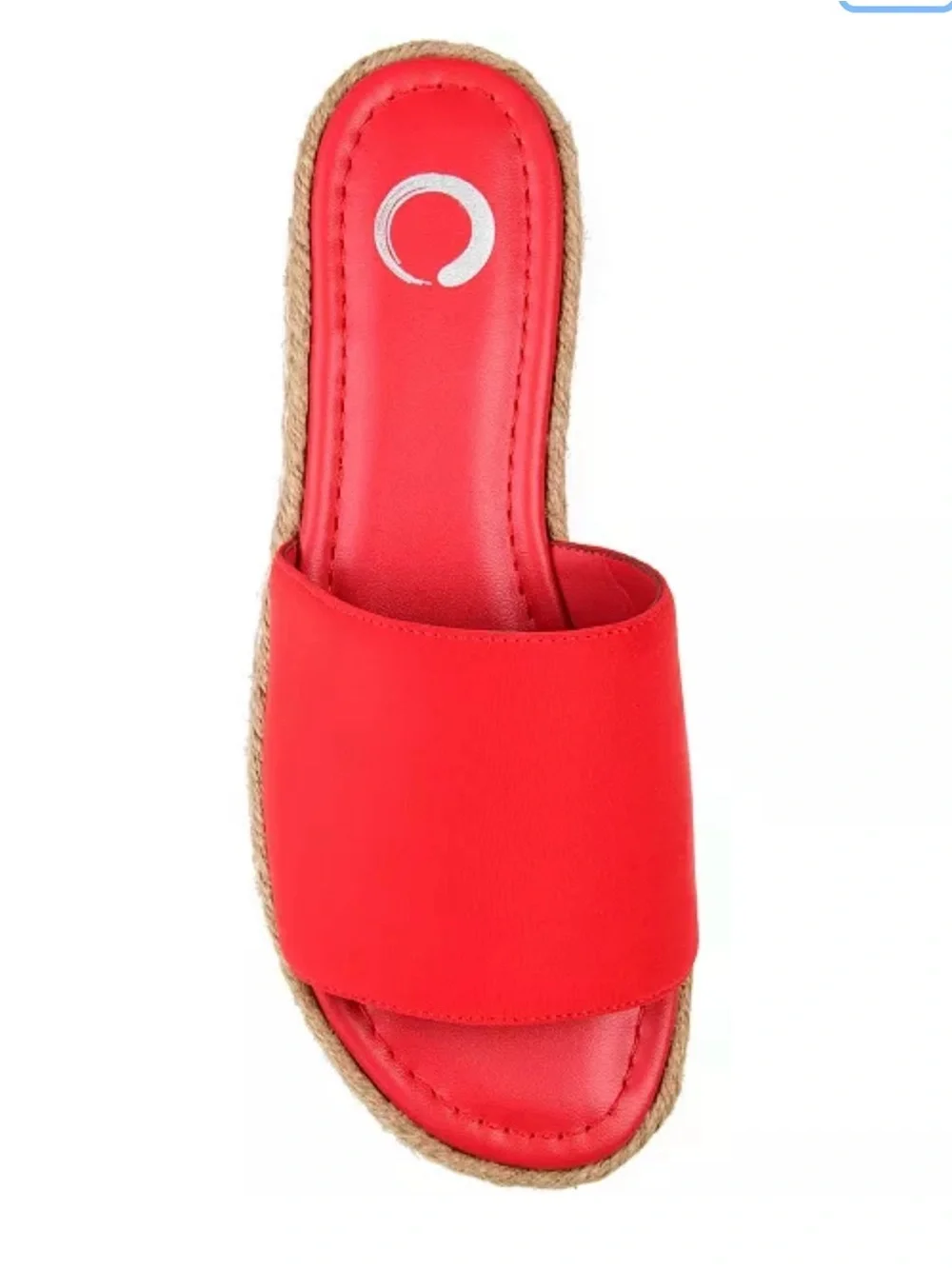 New Journee Collection Women's Rosey Espadrille Platform Wedge Sandals 10